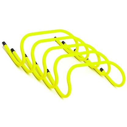 Trademark Innovations 6" Speed Training Hurdles (Set of 5, Lime)