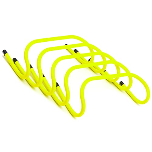Trademark Innovations 6" Speed Training Hurdles (Set of 5, Lime)
