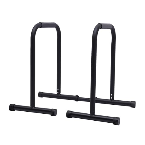 440lbs Adjustable Dip Bar, Heavy Duty Calisthenics Dip Station with Adjustable Parallel Dip Bars, Home Dip Stand Body Press Bar Parallel Bars Dip Equipment for Calisthenics, Strength Training