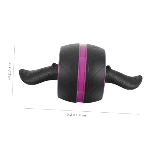KOMBIUDA Ab Roller Wheel with Non-slip Mat Silent Movement Core Strength Fitness Equipment for Home Workout Beginners and Advanced Users