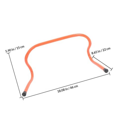 Baluue 4pcs Agility Speed Training Hurdles Plastic 15cm Lightweight Football Soccer Basketball Running Exercise Equipment for Youth Sports