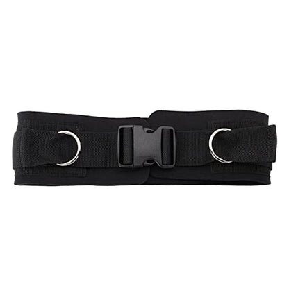 Colaxi Waist Belt Resistance Band, Trainer Rope, Body Stretching Waist Strap with Rings, Gym Workout Strap Agility Training Exercise Equipment