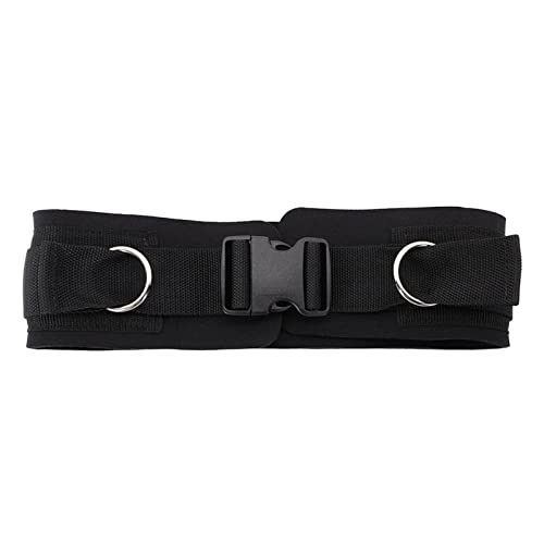 Colaxi Waist Belt Resistance Band, Trainer Rope, Body Stretching Waist Strap with Rings, Gym Workout Strap Agility Training Exercise Equipment