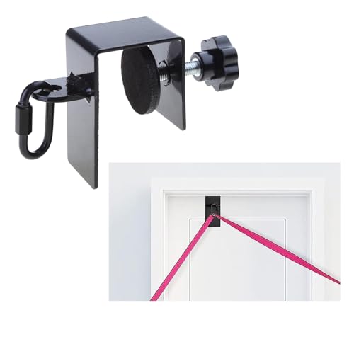 Metal Resistance Band Door Anchors Workout Mount Anchors Heavy Dutys Attachments for Body Weight Belt Household Gym Workout Attachments