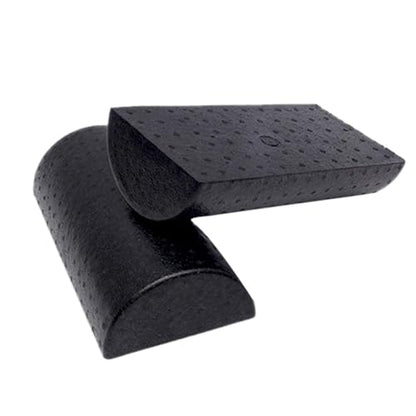 Half Cylinder Yoga Roller - Lightweight Half Moon Yoga Column Roller, Anti Slip D Shaped Foam Roller | Physical Therapyy Foam Roller, Recovery Foam Roller Suitable for Back Legs and Muscle Relief