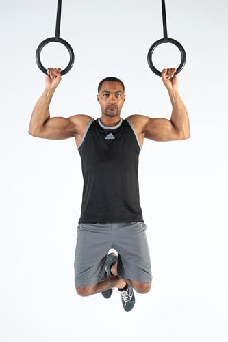 Black Mountain Products 1200lbs Rated Multi-Use Exercise Gymnastics Rings