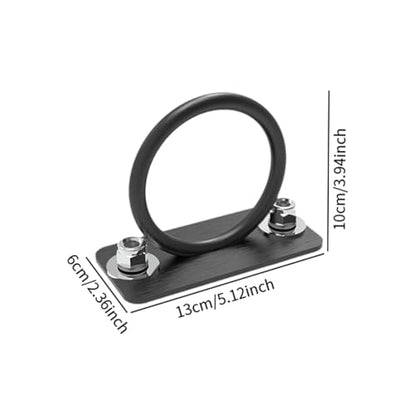 Colaxi Battle Rope Anchor Storage Hook Home Gym Heavy Duty Attachment with Screw Battle Rope Wall Mount Wall Ceiling Mount Bracket