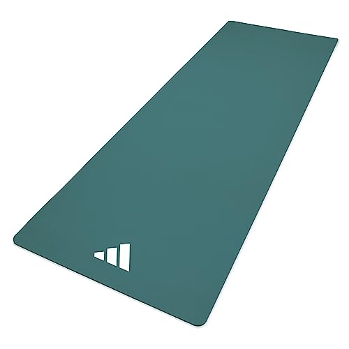 adidas Yoga Mat - Eco Friendly - Non Slip, Durable Textured Surface, 8mm