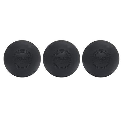 Velocity Lacrosse Balls - 1, 2, 3, 6, 12, 18, 24, 36, 60 and 120 Packs - for Practice, Official NFHS and College Approved Size - color: Black, size: 3 Balls, style: Practice Ball