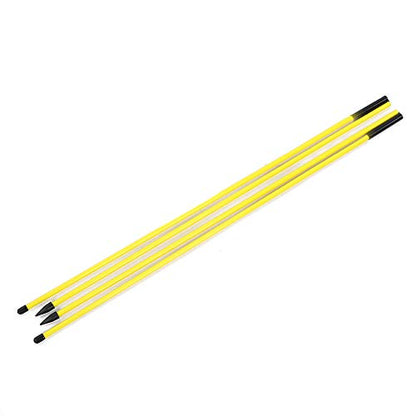 Alignment Stick, Fiberglass Practice Stick with PVC Tube, 2 Section 48.23 Inch Foldable Design, Swing Putting Line Setup Aid for Golfers Training