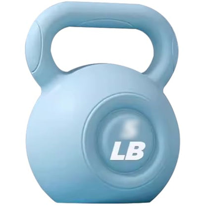 Kettlebell Weights Women's Fitness Shaping Kettle Ball, Home Strength Training Equipment, No Damage to The Floor, Slimming Arms/Swinging/Squatting(Blue,10LB)