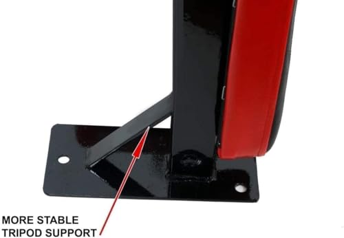 Heavy Duty Dips Bars - for Wall mounting, 4 Handle Bars with Padding on arms
