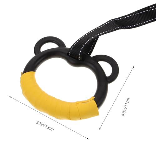 Adjustable Gymnastics Rings Set, Indoor Fitness Hanging Pull-up Rings with Non-Slip Straps for ’s Bodyweight Training and Home Exercise Equipment