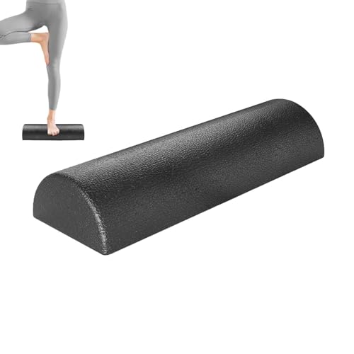 Foam Roller Half Round – High Density Massage Tool, Muscle Stretching Support, Durable Fitness Equipment | Recovery Aid for Yoga Pilates Workout, Home Studio Post Training Stretching Accessor - color: 45cm