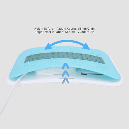 Premium Lumbar Back Stretcher Adjustable Arch Device, Non Slip Ergonomic Spine Board for Home Gym, Easy Height Adjustment for Flexibility Enhancement