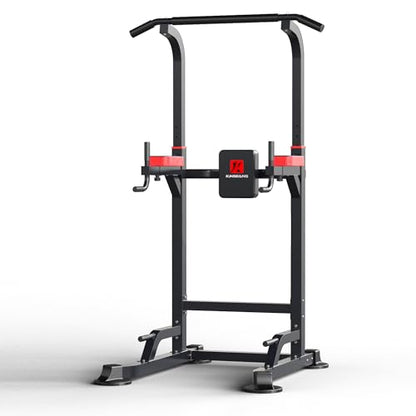 Power Tower Dip Station Workout equipment Pull up Bar for Home Gym Adjustable Height Strength Training Fitness Excercise Equipment,Load 450LBS
