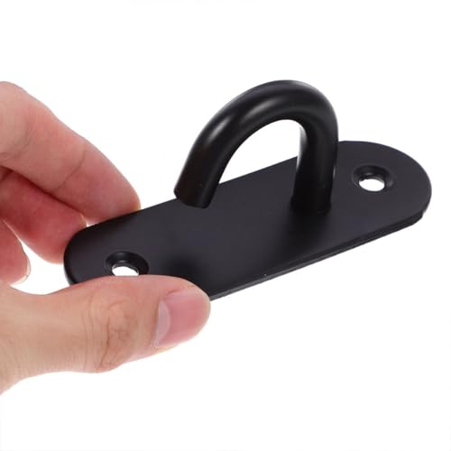 BESPORTBLE 4pcs Stainless Steel Wall Anchor Hooks Resistance Band Anchor Heavy Duty Gym Hangers for Home Workout Exercise Station Strap Ceiling Mount