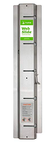 Web Slide Single Rail, Stainless Steel - Perfect for Dynamic Warm-ups, CrossFit, Stretching, and Strength Building - Physical Rehab Equipment for Clinic, Home, or Gym