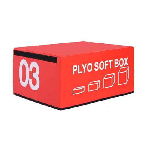 Foam Reinforced Box Stackable Soft Plywood Box, Anti-Skid Safety Used for Jumping, Strength Training and Physical Training, Suitable for Home Gym Box - size: 90*75*45cm