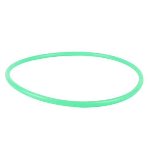 Agility Speed Rings Training Kit 10 Pcs Hollow Jumping Hoops for Kids Balance Coordination Sensory Exercise Green Plastic 35cm - size: 0.7in Width