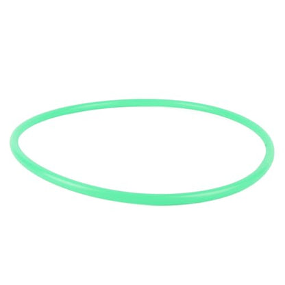 Agility Speed Rings Training Kit 10 Pcs Hollow Jumping Hoops for Kids Balance Coordination Sensory Exercise Green Plastic 35cm - size: 0.7in Width