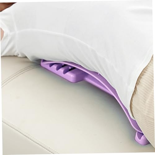 Back Cracker 4-Level Adjustable Back Stretch with Acupressure Massage Correction Spine Decompression Lumbar Support for Scoliosis Pain Relief Stretcher, Cracking Device, Lumbar Support