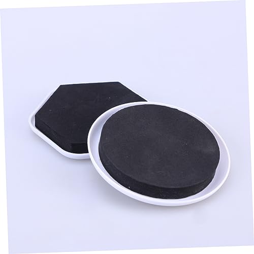 Artibetter 16pcs Heavy Furniture Moving Pads Circle Hexagon Sliders Core Sliders for Carpet Wood Laminate Floors Furniture Coasters