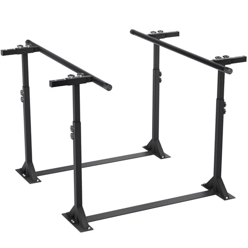 Parallel Bars for Physical Therapy Adjustable Height & Width Parallel Bars for Home 670LBS Steel Physical Therapy Parallel Bars for Rehab & Walking Balance Issues