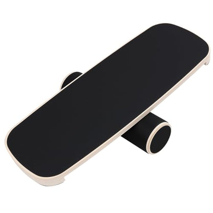 Wooden Balance Board for Adults, 350lbs Capacity Surf Balance Trainer with Anti-Slip Surface, Skateboard Snowboard Training Equipment for Core Strength & Balance Control