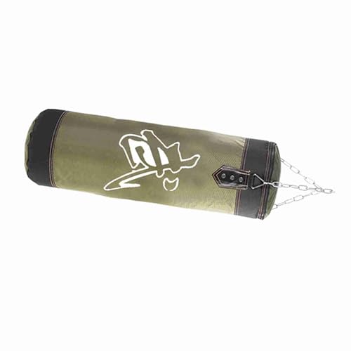 Heavy Punching Bag,Training Boxing Bag with Chain for Adults Men Women(Empty) - color: Green, size: 60cm