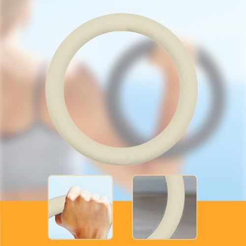 Menolana Weight Weighted Circle Workout Equipment Professional, 5lb, for Home Fitness Strength Training Yoga Exercise - color: Beige