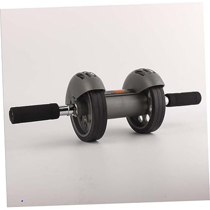VICASKY Automatic Rebound Dual Wheel Ab Roller with Non Slip Handles and Kneeling Pad Core Trainer for Home Gym Fitness Low Noise Smooth Exercise Wheel for Abs Arms and Back Workout