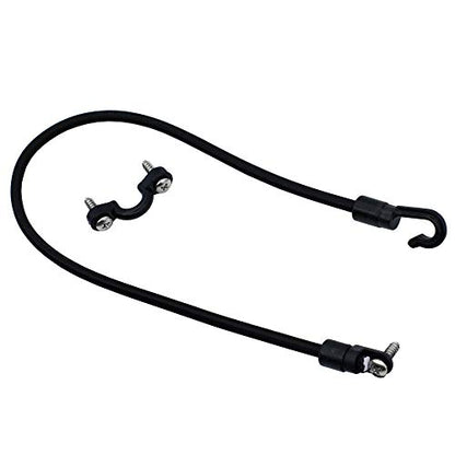 2 Pcs Rod Tamer Strap Holder Deck Mount Connector Gunwale Mount Rod Strap Rod Hold Down Strap - color: Black X 4 Pack