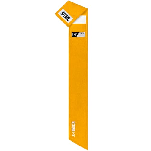 Nxtrnd Streamer Football Towel, Thin Sports Towel, Dries Hands & Football Accessories (Yellow) - color: Yellow