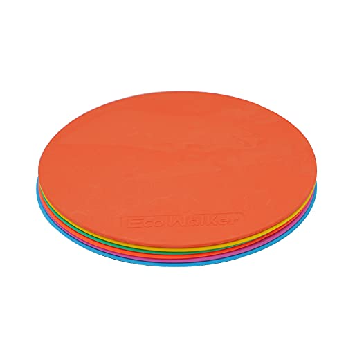 Spot Markers 6pcs 4inch 6inch 8inch 10inch 12inch Floor Marker for Kids Agility Training