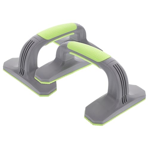 2pcs Pushup Bars with Anti-slip Base, Soft Plastic Push up Handles for Home Gym Strength Training, Portable Fitness Equipment for Floor Workout and Pilates Exercises
