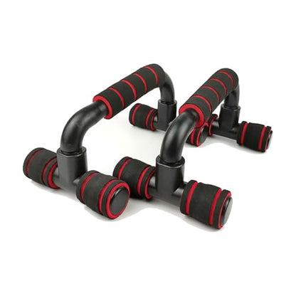 Push Up Stands for Home Workout, TPE Handles Increase Range of Motion, Compact Strength Training Equipment for Chest and Triceps (1 PC) - color: Red