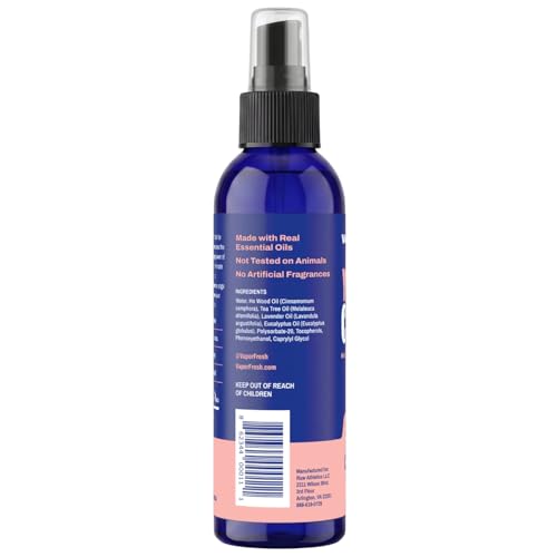 Vapor Fresh Yoga Mat Cleaner Spray, 6oz (Eucalyptus Lavender) - For Yoga Blocks, Mats, Straps and More - Powered By Essential Oils (1-Pack)