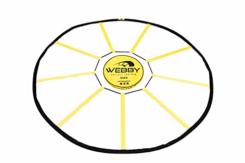 Webby Agility Trainer – Circle Speed and Agility Ladder for High Intensity Reactive Footwork Drills and Skills – A Circular Piece of Reaction Training Equipment That Changes The Way You Move - style: Mini