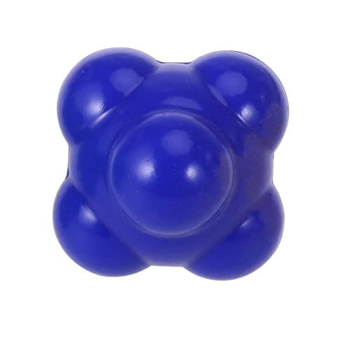 Totority Reaction Ball Hexagonal Training Silicone Wrist Ball Exerciser for Baseball Agility Reflex Training
