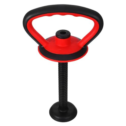 Adjustable Kettlebell Handle with Stable Base and Nut Quick Assembly Ergonomic Grip for Strength Training Full Body Workouts Home Gym 14.17X7.28X4.80In