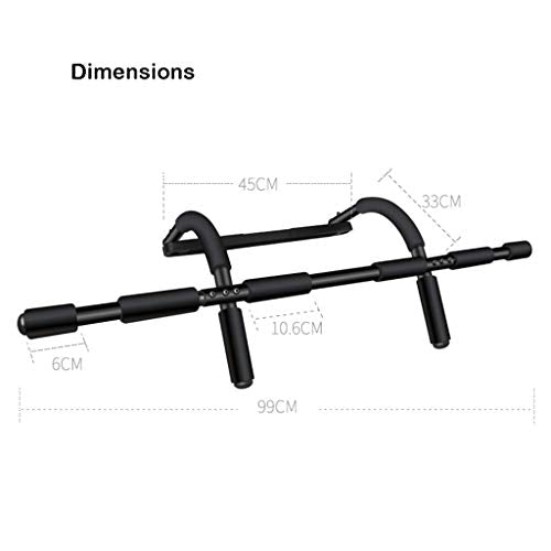 Doorway Chin Up Bar, Home Gym Portable Horizontal Bar No Screws, Strength Training, Load 150kg