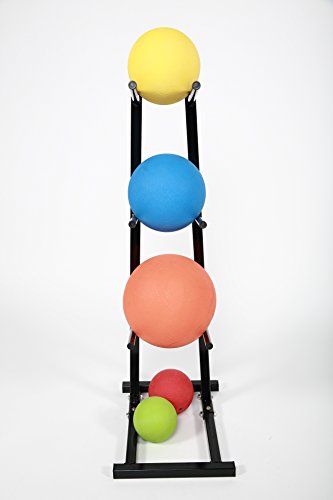 Ader Fitness Mini Medicine Ball Set - color: 5Balls + Rack