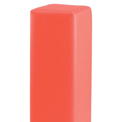 Champion Sports Football Field Pylon Set of 4 Hi Vis Orange 4"x18" Markers-Durable Vinyl/Nylon & Poly Foam Core-Weighted Base