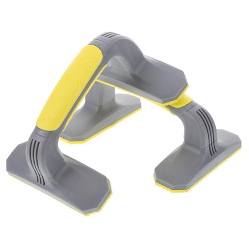 Happyyami 2Pcs Pushup Handles Non-slip Ergonomic Stands for Floor Exercise Home Fitness Strength Training Lightweight Portable for Full Body Workout