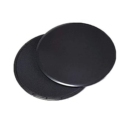 Exercise Core Sliders, 4 Pcs Dual Sided Gliding Discs Use on Carpet or Hardwood Floor, Fitness Slides for Gym, Home, Outdoor Training Abdominal Workout, Black