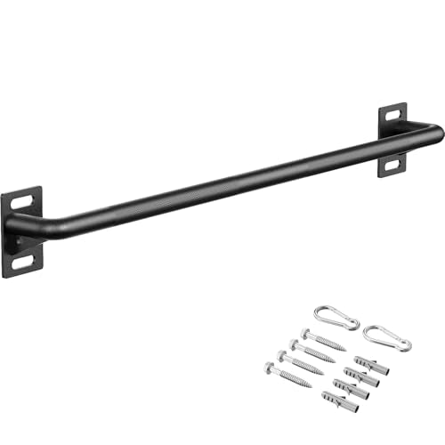 PAPABABE Wall Mounted Pull Up Bar, Chin Up Bar, Strength Training Pull-Up Bars Chin Up Bars for Home Gym - style: 36 inch