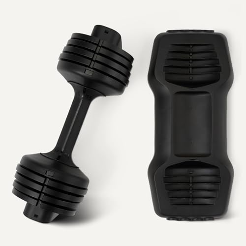 Amazon Basics Adjustable Dumbbell, 25 lb