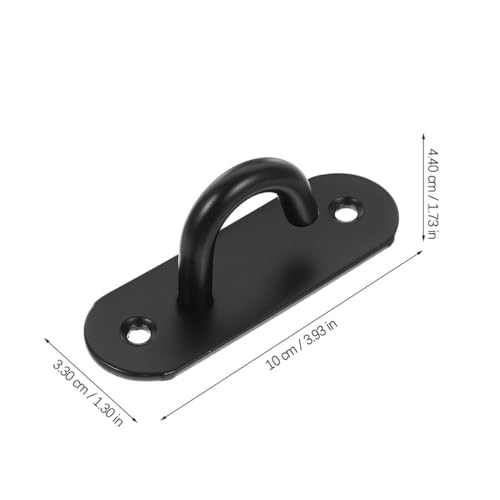 BESPORTBLE 4pcs Stainless Steel Wall Anchor Hooks Resistance Band Anchor Heavy Duty Gym Hangers for Home Workout Exercise Station Strap Ceiling Mount