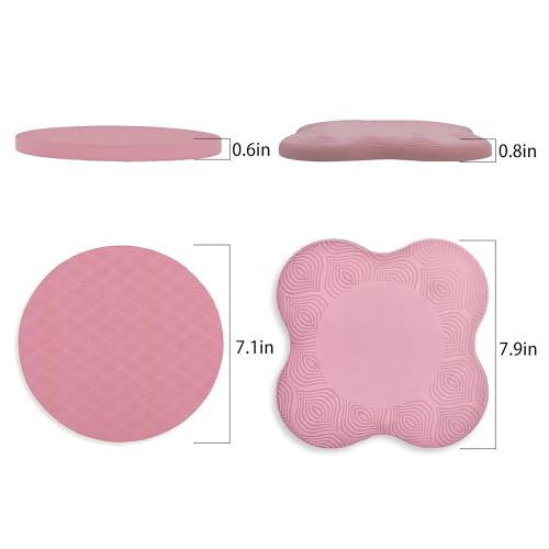 Premium Exercise Knee Support Set of 10 | Thick Foam Yoga Pilates Cushion for Women Men | Knees Elbows Wrists Hands Head Protection